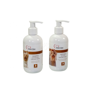 OVER ZOO Set sampon si balsam pentru cainii Yorkshire Terrier (sampon 250 ml + balsam 250 ml)