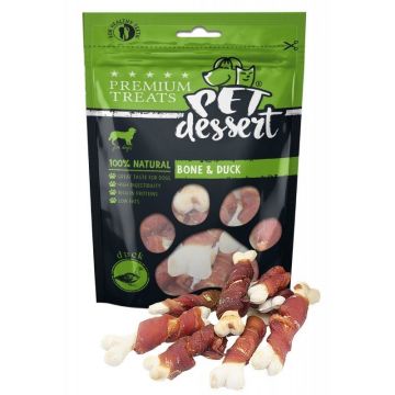 Pet's Dessert Bone & Duck, 80 g de firma originala