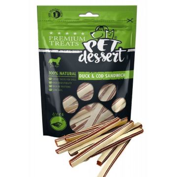 Pet's Dessert Duck & Cod Sandwich, 80 g