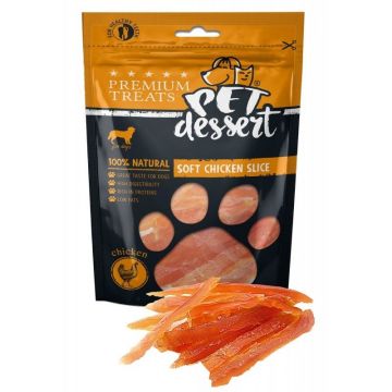 Pet's Dessert Soft Chicken Slice, 80 g ieftina