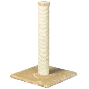 Sisal Plat cu Stalp Bej 40x40x62 cm 43331 la reducere