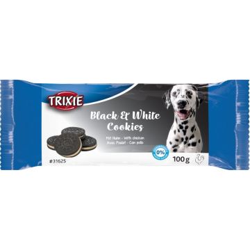 Biscuiti Black And White cu Pui 4 cm 100 g 31625