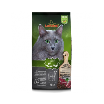 LEONARDO Adult Lamb & Rice hrana uscata pisici adulte, cu miel si orez 7,5 kg