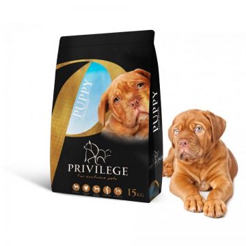 Privilege Puppy Large Breed, Pui & Orez, 15 kg