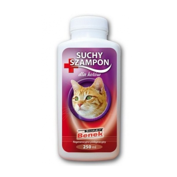 BENEK Sampon uscat pentru pisici, cu efect regenerant 250 ml
