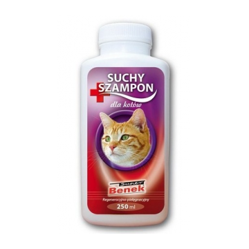 BENEK Sampon uscat pentru pisici, cu efect regenerant 250 ml BENEK Sampon uscat pentru pisici, cu efect regenerant 250 ml