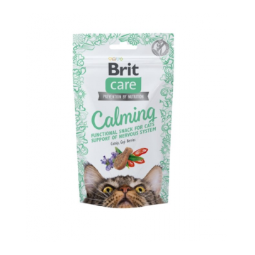 BRIT Care Cat Snack Calming recompense pentru pisici, antistres 50 g