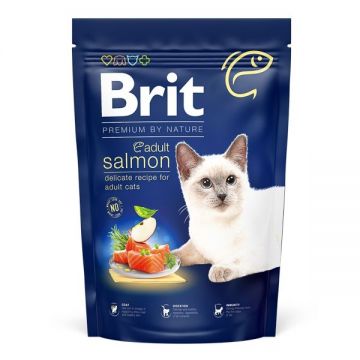 Brit Premium by Nature Cat Adult Salmon, 1.5 kg ieftina