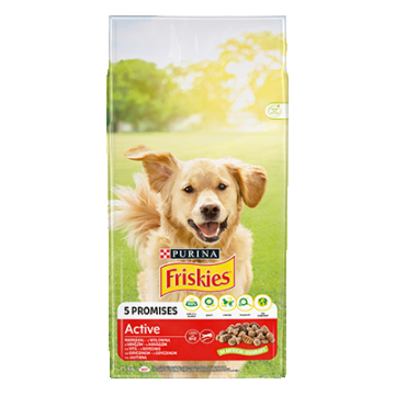 Friskies Active cu Vita, 15 kg la reducere