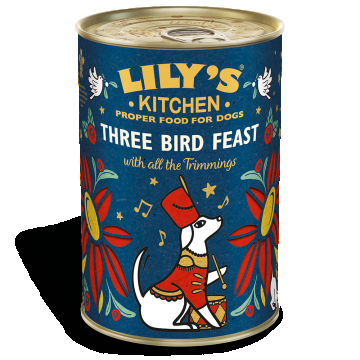 Lily's Kitchen For Dogs Christmas Three Bird Feast, 400 g