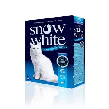 Nisip litieră Snow White, Extra Power Parfumat, 12L