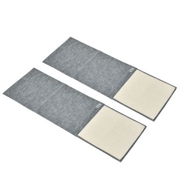 PawHut Set 2 Stâlpi pentru Pisici, 42,5x42,5 cm, Gri