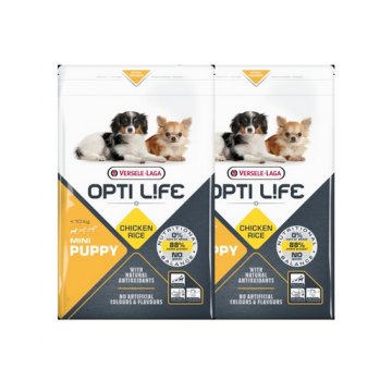 VERSELE-LAGA Opti Life Puppy Mini hrana uscata pentru caini juniori de talie mica 15 kg (2 x 7,5 kg)