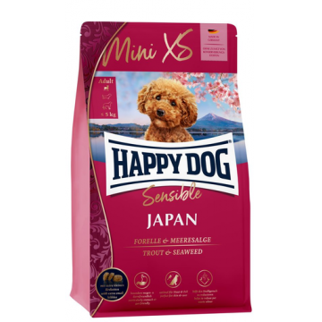 HAPPY DOG MiniXS Japan Hrana uscata pentru caini adulti de talie foarte mica 1,3 kg
