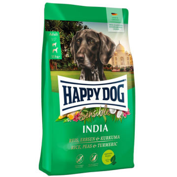 HAPPY DOG Sensible India Hrana uscata pentru caini adulti, cu orez 10 kg