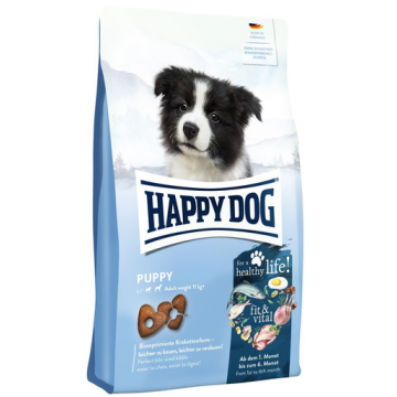 HAPPY DOG Supreme Fit&Vital Puppy Hrana uscata pentru catei, cu pasare 10 kg