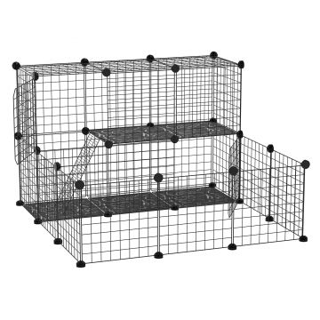 PawHut cusca modulara pentru iepuri, 105x105x70cm | AOSOM RO