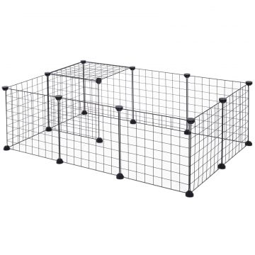 PawHut, tarc modular pentru animale, 35x35cm, negru | Aosom Ro