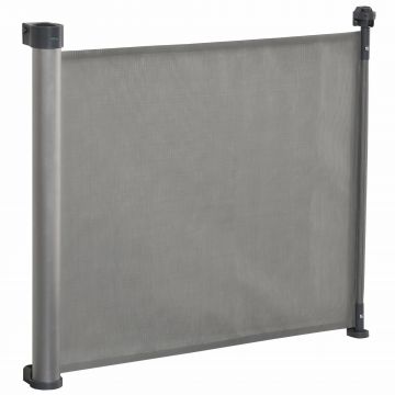 PawHut bariera de siguranta pentru caini, 140x88 cm, gri | AOSOM RO