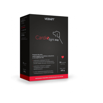 VEBIOT Cardio-Light Dog Supliment pentru sustinerea inimii cainilor, 30 plicuri