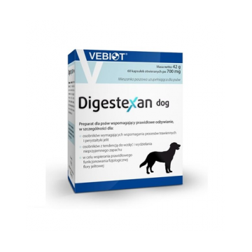 VEBIOT Digestexan Dog 60 capsule supliment pentru caini in prevenirea afectiunilor digestive/intestinale