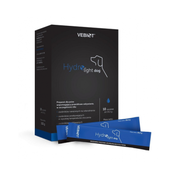 VEBIOT Hydro-Light Dog Supliment alimentar pentru caini, 10 plicuri