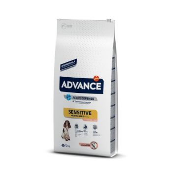 Advance Dog Sensitive Medium - Maxi Somon & Orez, 12 kg