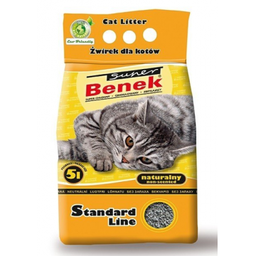 BENEK Super Standard Asternut igenic pentru litiera 5 l x 2 (10 kg)