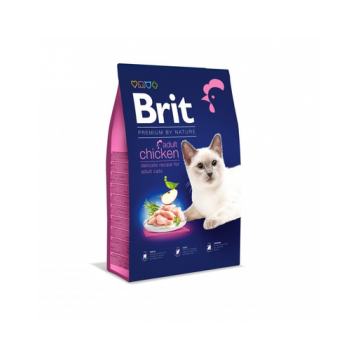 BRIT Cat Premium by Nature Adult chicken Hrana uscata pentru pisici adulte, cu pui 8 kg