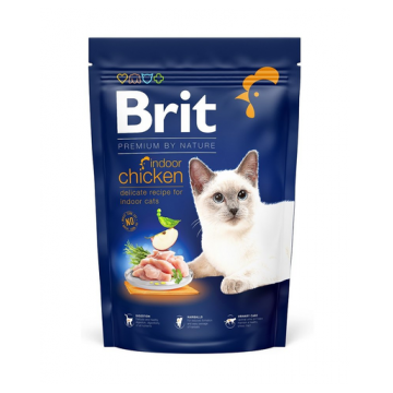 BRIT Cat Premium by Nature Indoor chicken Hrana uscata pentru pisici de interior, cu pui 300 g