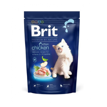 BRIT Cat Premium by Nature Kitten chicken Hrana uscata pentru pisoi sau pisici gestante, cu pui 300 g BRIT Cat Premium by Nature Kitten chicken Hrana uscata pentru pisoi sau pisici gestante, cu pui 300 g