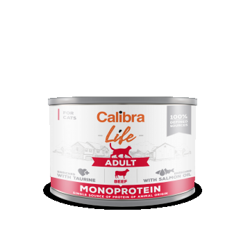 Calibra Cat Life Adult Beef 200 g, conserva