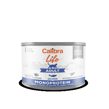 Calibra Cat Life Adult Salmon 200 g, conserva