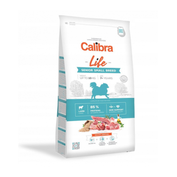 CALIBRA Dog Life Senior Small Breed Lamb hrana uscata superpremium pentru caini seniori de talie mica, cu miel 6 kg