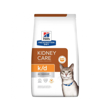 HILL'S Prescription Diet Cat K/D Kidney Care hrana dietetica pisici pentru protejarea functie renale 3 kg