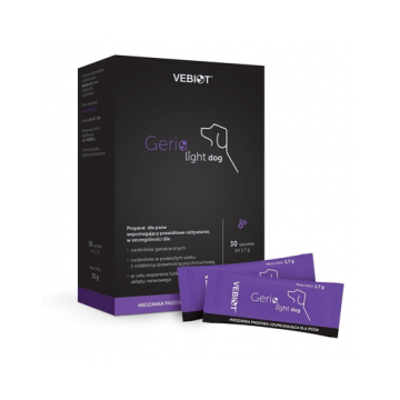 VEBIOT Geria-light dog Supliment pentru caini senior, 30 pliculete