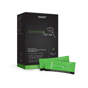 VEBIOT Slimming-light dog Supliment alimentar pentru caini supraponderali 30 pliculete