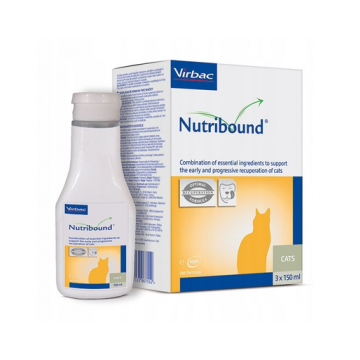 VIRBAC Nutribound Supliment alimentar pentru pisici in timpul convalescentei 3 x 150 ml