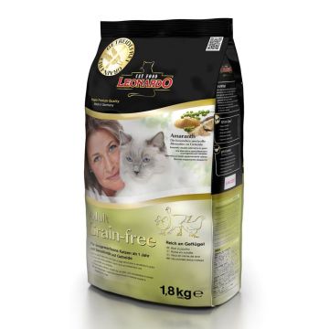 Leonardo Cat Adult Grain Free Pasare, 1.8 kg ieftina