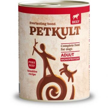 Petkult Dog Sensitive Vita si Orez Brun, 800 g