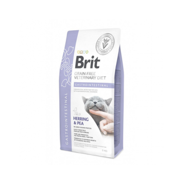 BRIT Veterinary Diets Cat Gastrointestinal Dieta veterinara pentru pisici adulte cu probleme gastrointestinale 5 kg