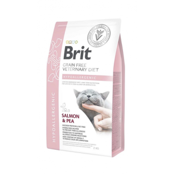 BRIT Veterinary Diets Cat Hypoallergenic Dieta veterinara pentru pisici cu alergii si probleme deramatologice2 kg BRIT Veterinary Diets Cat Hypoallergenic Dieta veterinara pentru pisici cu alergii si probleme deramatologice2 kg