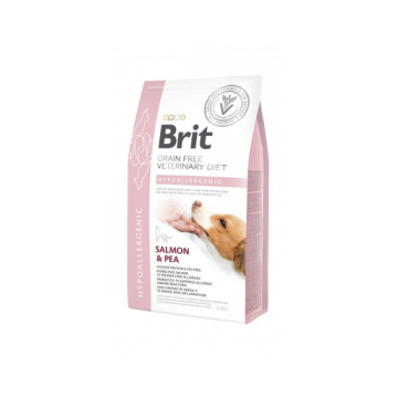 BRIT Veterinary Diets Dog Hypoallergenic Dieta veterniara pentru caini cu alergii si intolerante alimentare, cu somon 2 kg BRIT Veterinary Diets Dog Hypoallergenic Dieta veterniara pentru caini cu alergii si intolerante alimentare, cu somon 2 kg