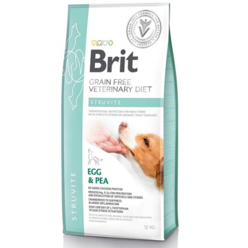 BRIT Veterinary Diets Dog Struvite Dieta veterinara pentru caini adulti cu probleme ale tractului urinar inferior 12 kg