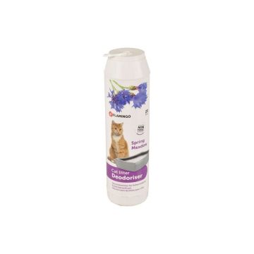 Deodorant Litiera Pisici Spring Meadow, Flamingo, 750 g