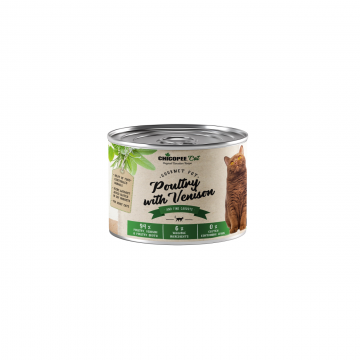 Hrana Umeda Pisici, Chicopee Poultry with Venison, Adult, 195 g