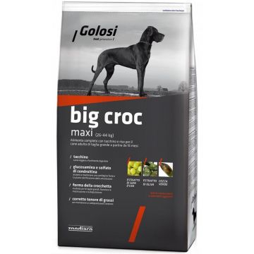 Hrana uscata premium caini, Golosi Dog Big Croc Maxi (26-44 kg), 12 kg Hrana uscata premium caini, Golosi Dog Big Croc Maxi (26-44 kg), 12 kg