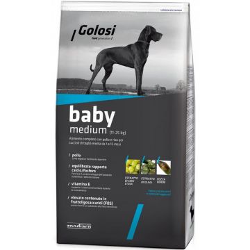 Hrana Uscata Premium Pentru Caini Golosi Dog Baby Medium 12Kg