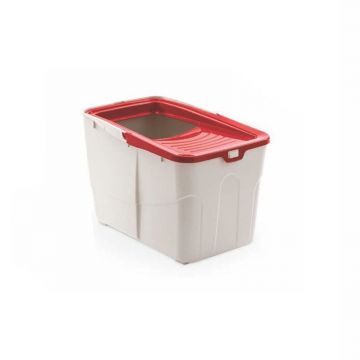 Litiera Pisici MPS Buxo Red Open, 58x39x38,5 cm