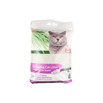 Nisip Clumping Pisici, Flamingo, Lamaie, 12 kg de firma original